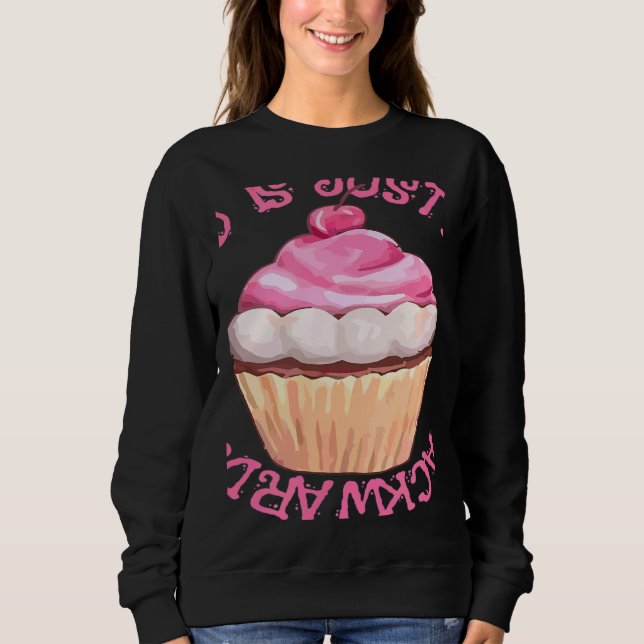 Stressad är bara efterrätter baklänges  Cupcake T Shirt (Framsida)