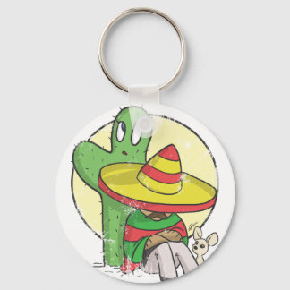 stressad chibi sombrero nyckelring