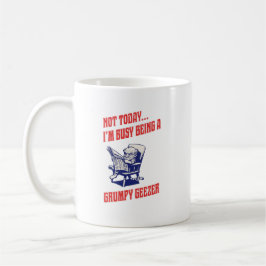 Stressad Grinig Gubbe Kaffemugg