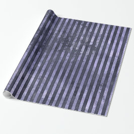 Stressad Grunge Lila och Svart Presentpapper