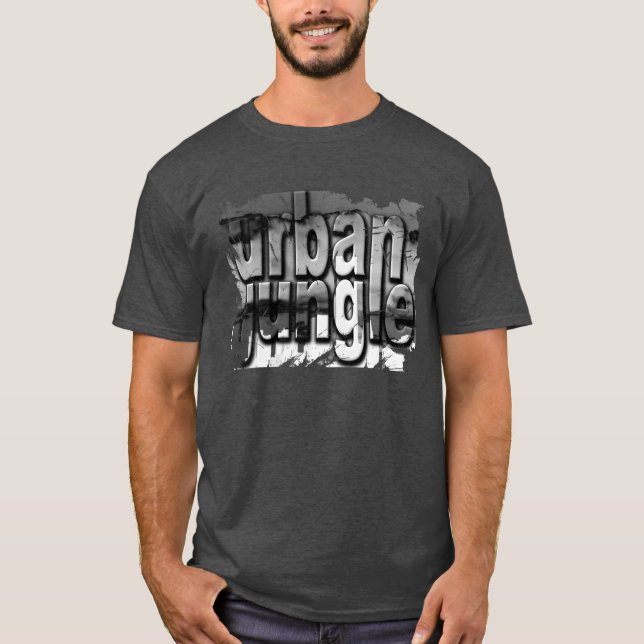 Stressad Grunge Urban Jungle Tee (Framsida)