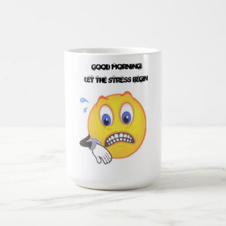 Stressad kaffemugg