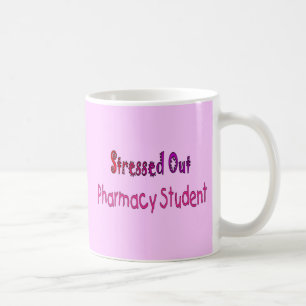 Stressad ut apotekstudent kaffemugg