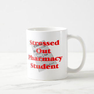 stressad ut apotekstudent kaffemugg