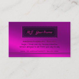 Stressande relaxation Aromaterapi Salonets Lila Visitkort