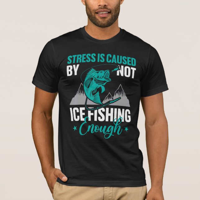 Stressar orsakas av att det inte fiskas tillräckli t shirt (Framsida)