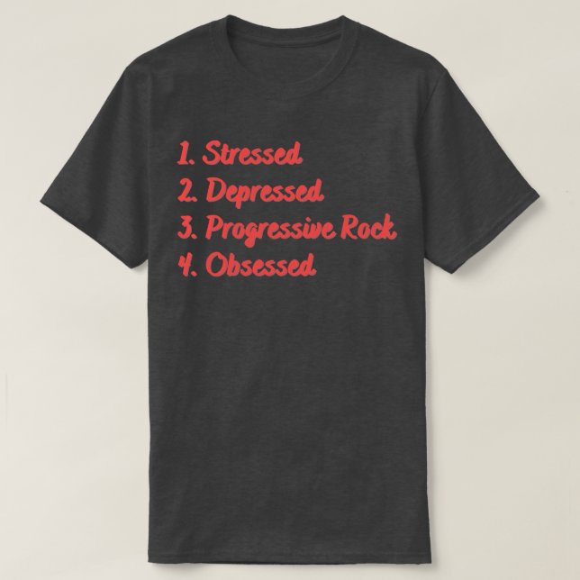 Stressat degressiv progressiv Sten T Shirt (Design framsida)