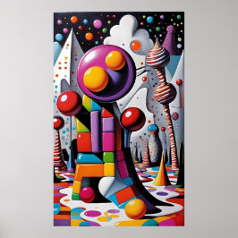 Stressat Desserts - Ken Gage Fantasy Art Poster