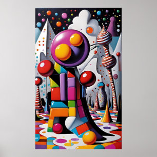 Stressat Desserts - Ken Gage Fantasy Art Poster
