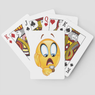 Stressat Emoji Casinokort