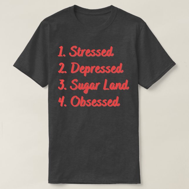 Stressat nedtryckt betesmark t shirt (Design framsida)
