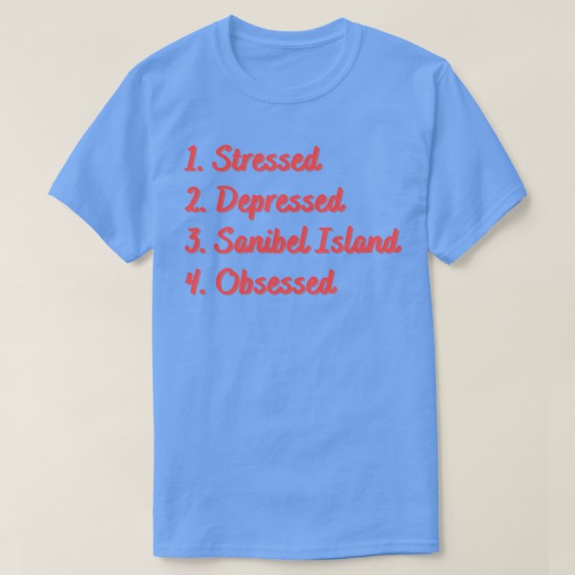 Stressat nedtryckt kanariska önos t shirt (Design framsida)