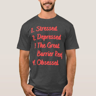 Stressat nedtryckt Underbar barriärhjälp T Shirt
