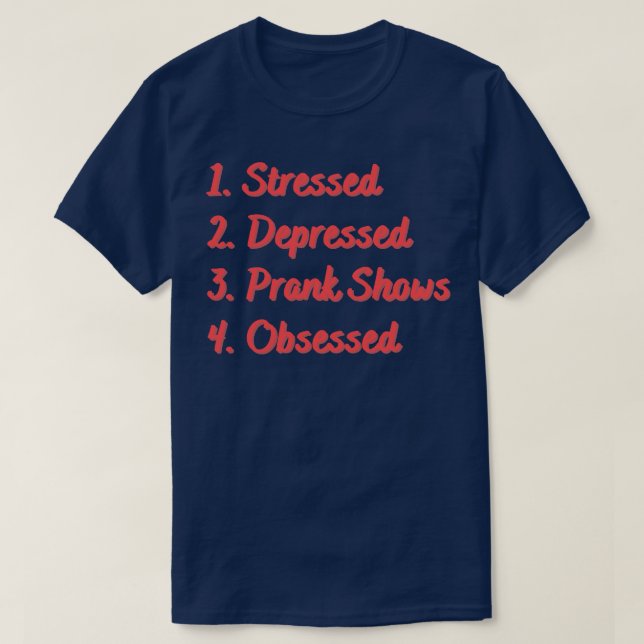 Stressat nedtryckta Skojja visar markerade T Shirt (Design framsida)