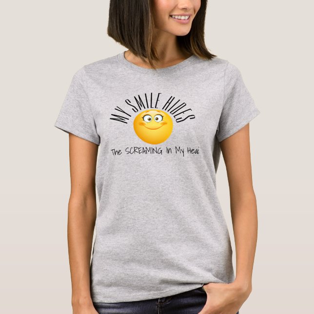 STRESSAT! SMILE T SHIRT (Framsida)