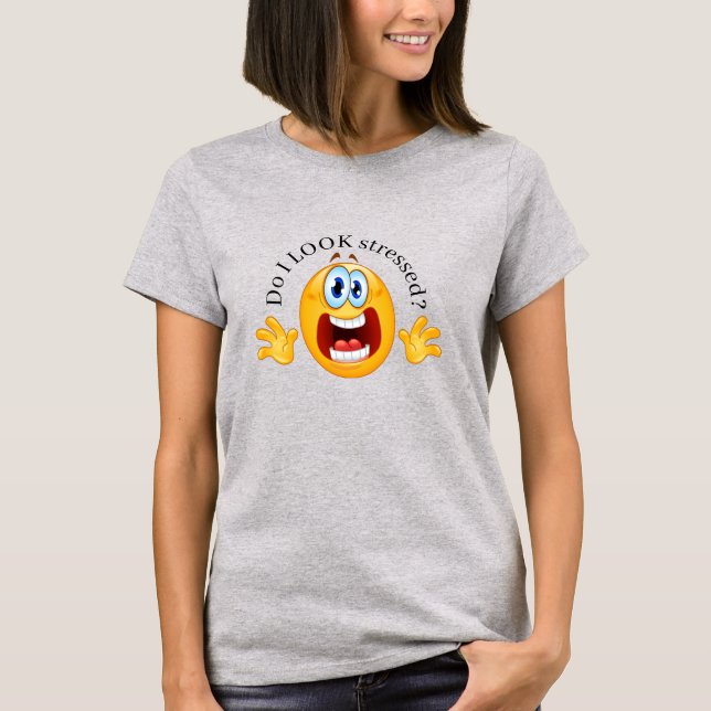 STRESSAT! SMILE T SHIRT (Framsida)