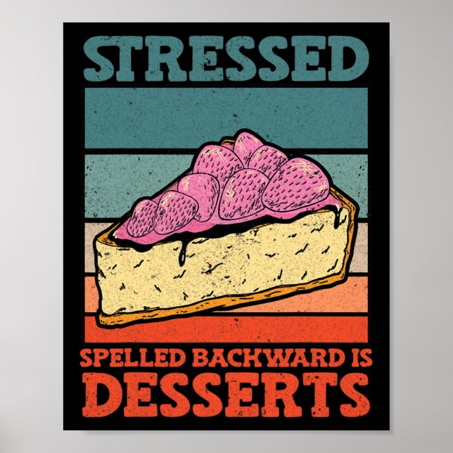 Stressat spaltad bakåt är att underordnade Stressa Poster (Framsidan)