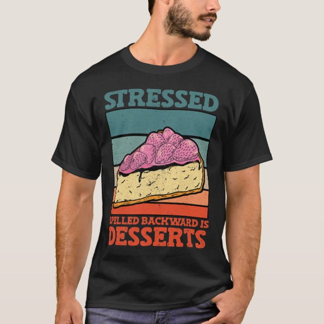 Stressat spaltad bakåt är att underordnade Stressa T Shirt (Framsida)
