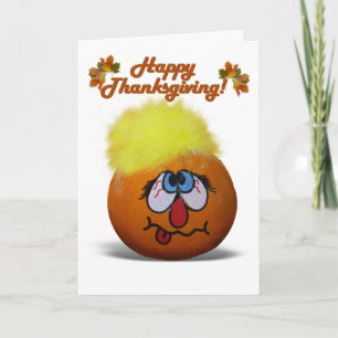 Stressat ut Mini Pumpkin Helgkort