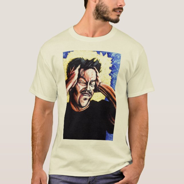 Stressat ut t-shirt (Framsida)