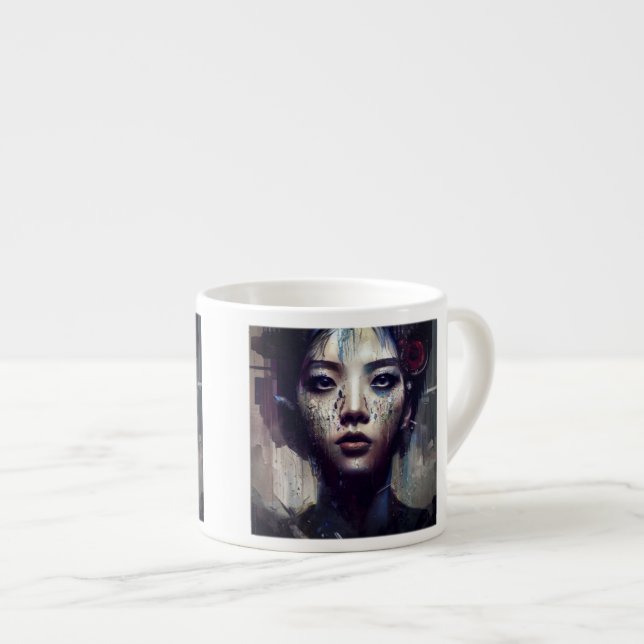 Stressat Woman Espresso Mugg Espressomugg (Framsida höger)