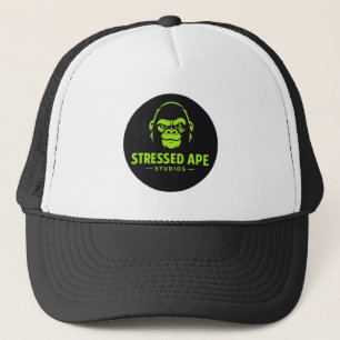 Stressed Ape Studios Grön Logo Keps