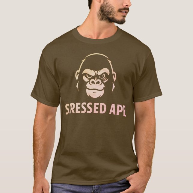 Stressed Ape Studios Grön Logo T Shirt (Framsida)