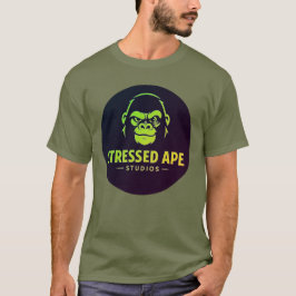 Stressed Ape Studios Grön Logo T Shirt