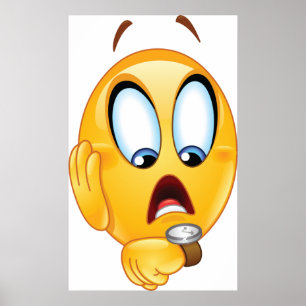 Stressed Emoji Poster