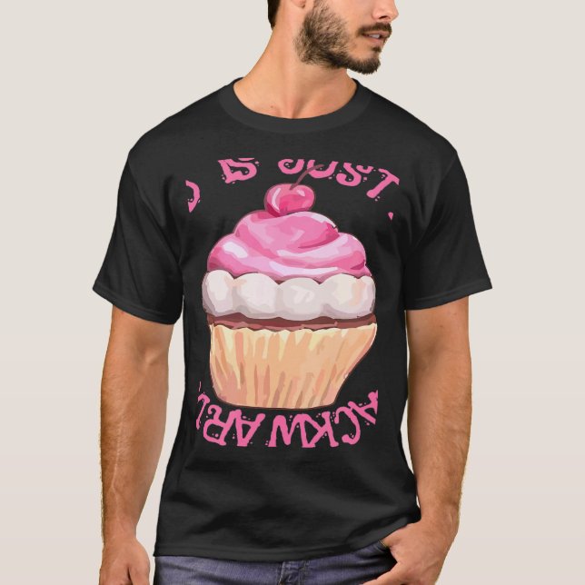 Stressed Is Just Desserts Backwards  Cupcake T Shirt (Framsida)