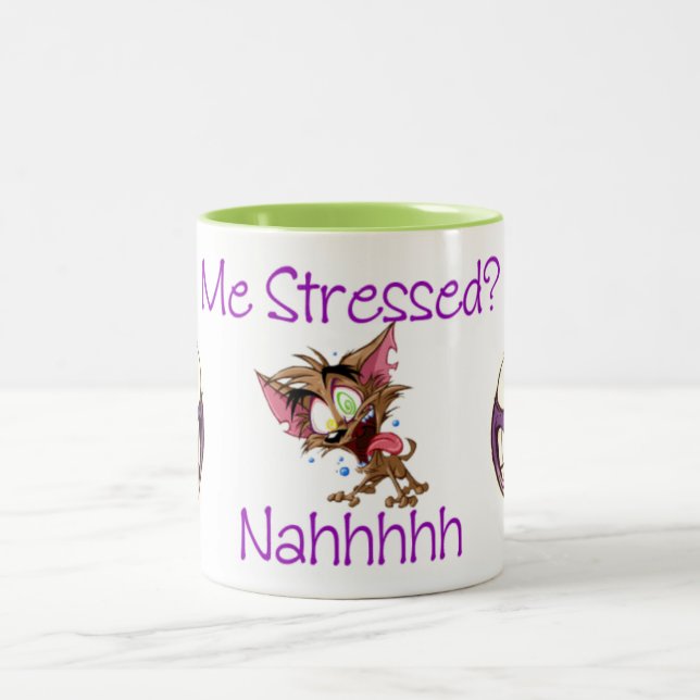 "Stressed Out" Två-Tonad Mugg (Center)