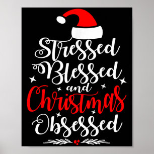Stressedad Salig Och Julfixerad Kul Xmas S Poster