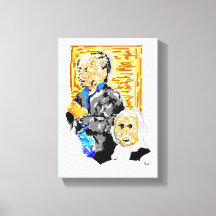 Stretat Kanvastryck: Uppmuntra Pension