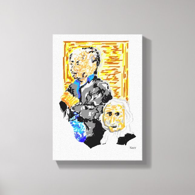 Stretat Kanvastryck: Uppmuntra Pension Canvastryck (Framsida)