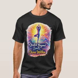 Stretch Beyond Limits Bold Yoga Energidröja T Shirt