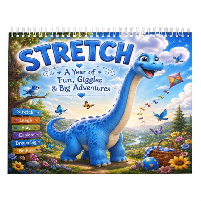 Stretch: Ett år av kul, skratt & stora äventyr Kalender (Omslag)