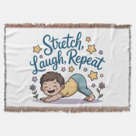 Stretch laugh repeat yoga lover filt