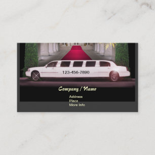 Stretch Limo Visitkort
