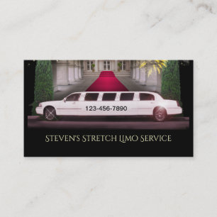 Stretch Limo Visitkort