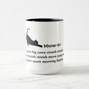 Stretch: Meow-ku Cat Mugg