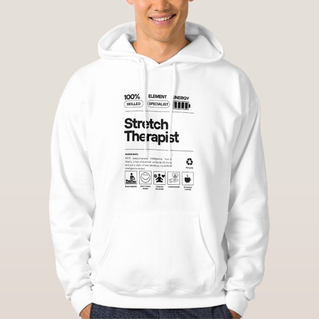 Stretch Therapy Tshirt Hoodie (Framsida)