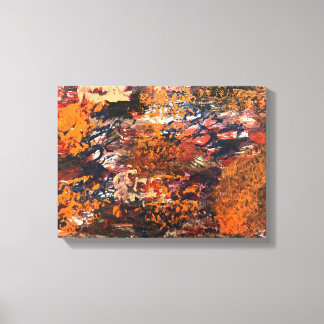Stretched Canvas "Orange Meadow"