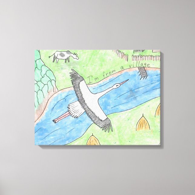 Stretched Canvas Print (Framsida)