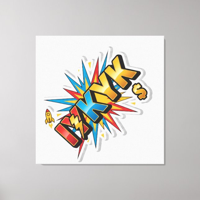 Stretched Canvas Print (Framsida)