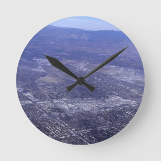 Stretched Canvas Print Art #14 Rund Klocka