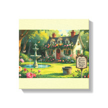 Stretched Canvas Print-Inspirational Quote.