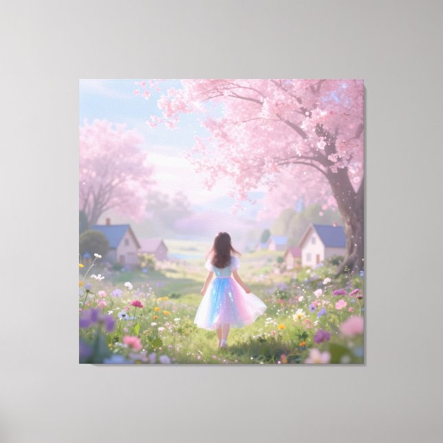 Stretched Canvas Print quiet Beauty (Framsida)