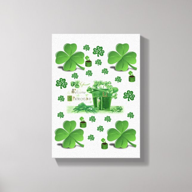 Stretched Kanvastryck St. Patrick's Day (Framsida)