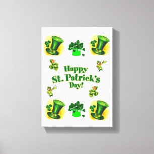Stretched Kanvastryck St. Patrick's Day