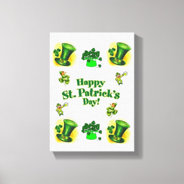 Stretched Kanvastryck St. Patrick's Day (Framsida)
